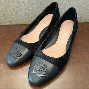 Taryn Rose suede wedges, size 8